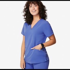 FIGS scrub top denim WEARFIGS